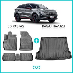 Bod Chery Omoda 5/Pro 3D Havuzlu Paspas ve Bagaj Havuzu Seti - 1