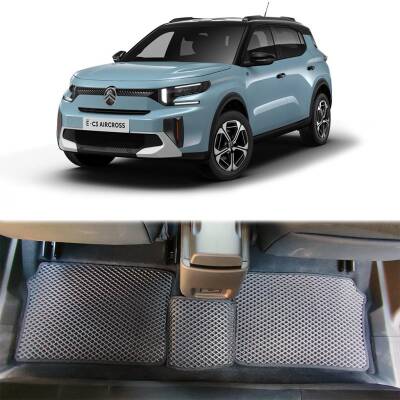 Bod Citroen C3 Aircross Elektrikli 3D Havuzlu Paspas 2025-Sonrası eC3 - 1