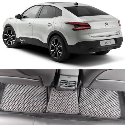 Bod Citroen eC4X 3D Havuzlu Paspas 2023-Sonrası Siyah - 1