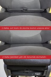 Bod Ecolux Serisi Taytüyü Araba Oto Koltuk Arkası Eşya Düzenleyici Araç İçi Organizer Bej - 6