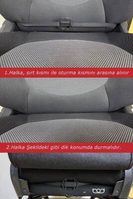 Bod Ecolux Serisi Taytüyü Araba Oto Koltuk Arkası Eşya Düzenleyici Araç İçi Organizer Gri - 6