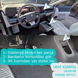 Bod Hyundai IONIQ 5 3D Havuzlu Paspas ve Bagaj Havuzu Seti Gri 2021-Sonrası ioniq 5 - 2