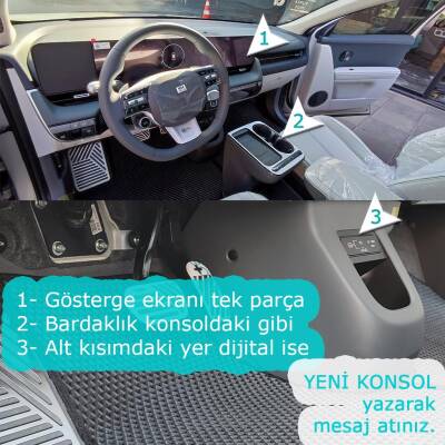 Bod Hyundai IONIQ 5 3D Havuzlu Paspas ve Bagaj Havuzu Seti Gri 2021-Sonrası ioniq 5 - 2