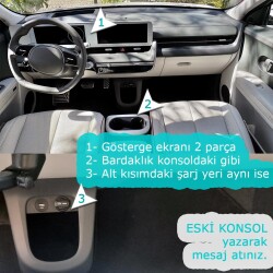 Bod Hyundai IONIQ 5 3D Havuzlu Paspas ve Bagaj Havuzu Seti Gri 2021-Sonrası ioniq 5 - 3