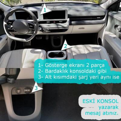 Bod Hyundai IONIQ 5 3D Havuzlu Paspas ve Bagaj Havuzu Seti Gri 2021-Sonrası ioniq 5 - 3