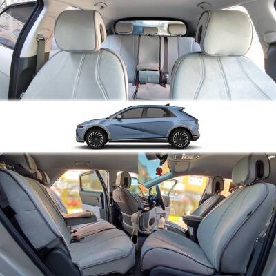 Bod Hyundai IONIQ 5 Oto Koltuk Koruyucu Kılıf Marin Serisi Gri ioniq 5 - 1