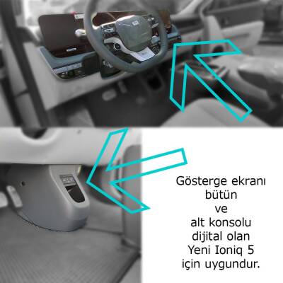 Bod Hyundai Yeni IONIQ 5 3D Havuzlu Paspas 2024-Sonrası Yeni Konsol ioniq 5 - 6