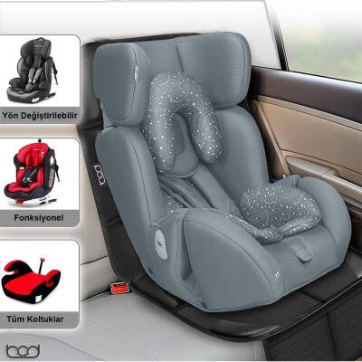 Bod isofix Girişli Oto Çocuk Koltuğu Koruyucu Alin Oto Kılıfı Ana Kucağı Puset Koruma Koltuk Minderi - 1