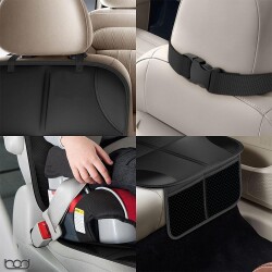 Bod isofix Girişli Oto Çocuk Koltuğu Koruyucu Alin Oto Kılıfı Ana Kucağı Puset Koruma Koltuk Minderi - 3