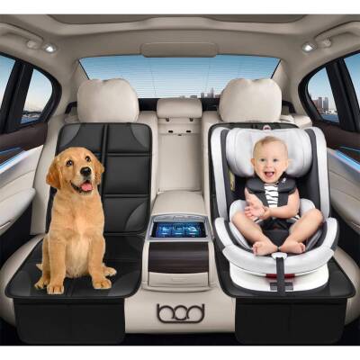 Bod isofix Girişli Oto Çocuk Koltuğu Koruyucu Alin Oto Kılıfı Ana Kucağı Puset Koruma Koltuk Minderi - 4