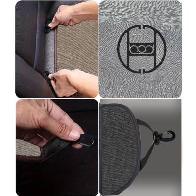 Bod Jeep Cherokee Koltuk Koruyucu Kılıf 2008-2013 Artemis Serisi Füme - 5