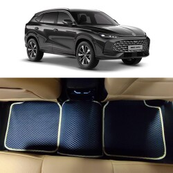 Bod Mg Hs Phev 3D Havuzlu Paspas Siyah 2024-Sonrası Hibrit Fitil Rengi Bej - 1
