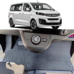 Bod Opel Zafira Life 3D Havuzlu Paspas 2021 ve Sonrası Peugeot Expert Traveller/Citroen Jumpy - 1