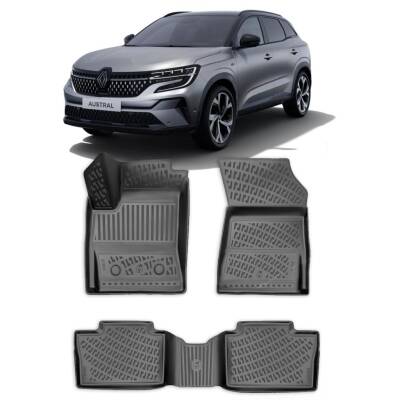 Bod Renault Austral E-Tech 3D Havuzlu Paspas 2023-Sonrası Full Hibrit - 1