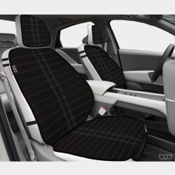 Bod Renault Megane 3 Koruyucu Kılıf 2009-2015 Artemis Serisi Siyah-Beyaz - 2