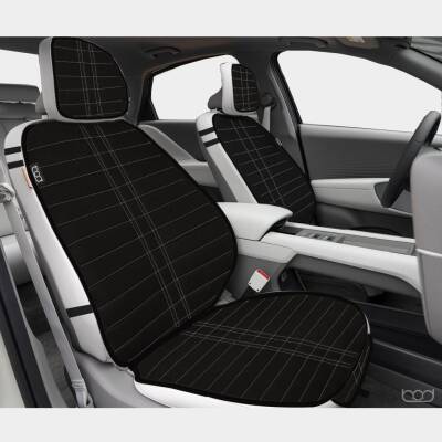 Bod Renault Megane 3 Koruyucu Kılıf 2009-2015 Artemis Serisi Siyah-Beyaz - 2