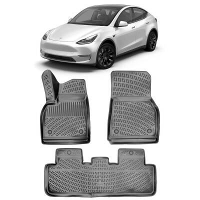 Bod Tesla Model Y 3D Havuzlu Paspas 2020-Sonrası Juniper Uyumlu - 1