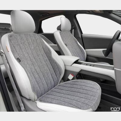 Bod Tesla Model Y Keten Oto Koltuk Koruyucu Kılıf Cepli 2020-Sonrası Gri - 1