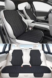 Bod Tesla Model Y Keten Oto Koltuk Koruyucu Kılıf Cepli 2020-Sonrası Siyah - 2