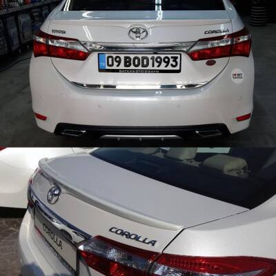 Bod Toyota Corolla Anatomik Spoiler Kar Beyaz 040 2013-2018 - 1