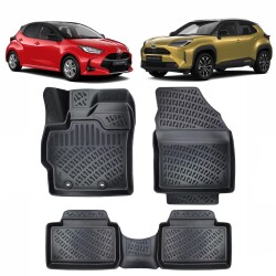 Bod Toyota Yaris/Yaris Cross 3d Havuzlu Paspas 2021-Sonrası - 1