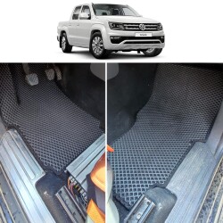 Bod Volkswagen Amarok 3D Havuzlu Paspas Siyah - 1