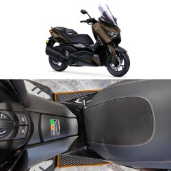 Bod Yamaha XMAX/Tech MAX 250 Motor 3D Havuzlu Paspas Siyah-Fitil Rengi Taba - 1