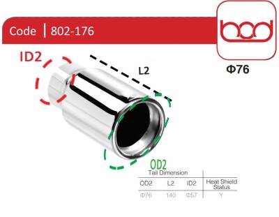 Egzoz Ucu 802-176 - 1