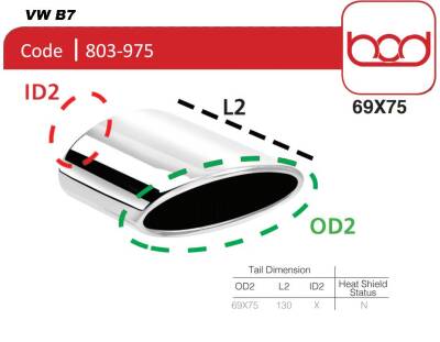 Egzoz Ucu 803-975 Passat B7 - 1