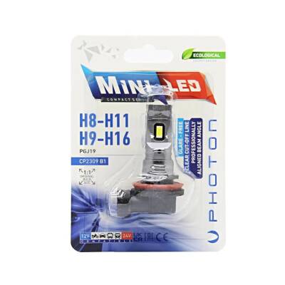 Photon Mini H8/H9/H11/H16 Compact Led (Tekli Blister) CP2309 B1 - 1