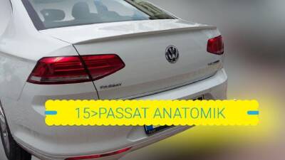 Volkswagen Passat Anatomik Spoiler 2011-2014 LB9A Şeker Beyazı - 1